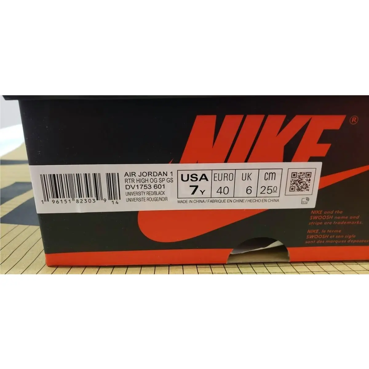 Nike shoes - Nike Air Jordan 1 - Air - Red 0