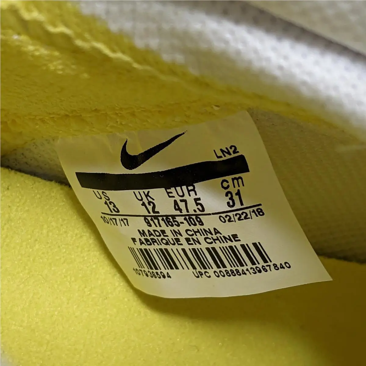 Nike shoes - Nike Vapor Untouchable Pro 3 - 917165-109 - White (UPC: 888413967840) 5