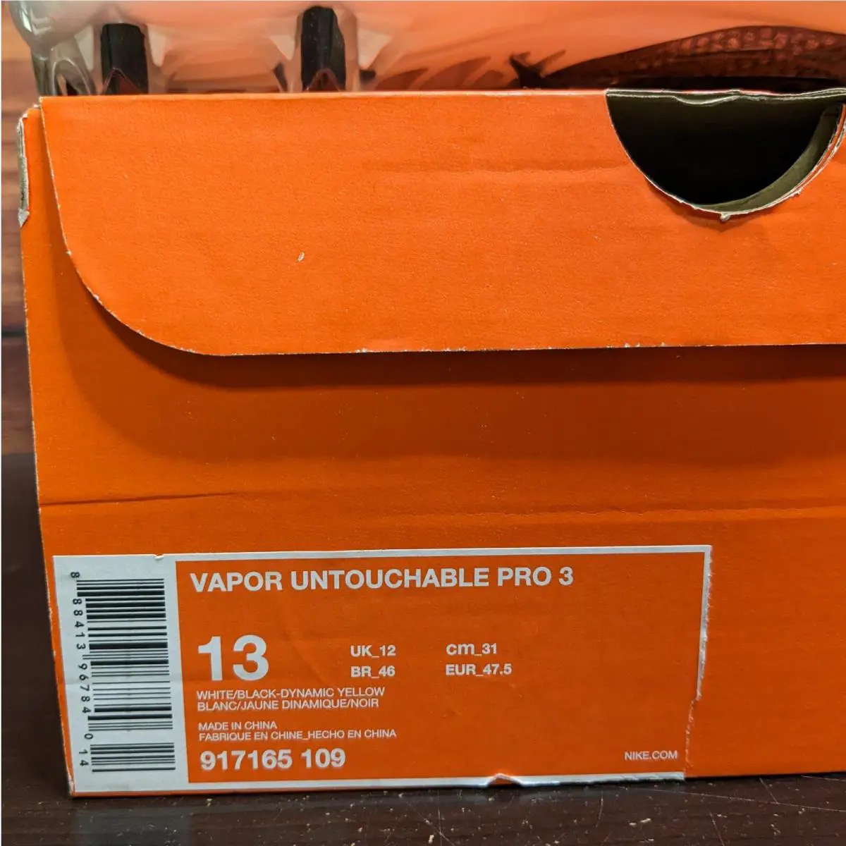 Nike shoes - Nike Vapor Untouchable Pro 3 - 917165-109 - White (UPC: 888413967840) 7