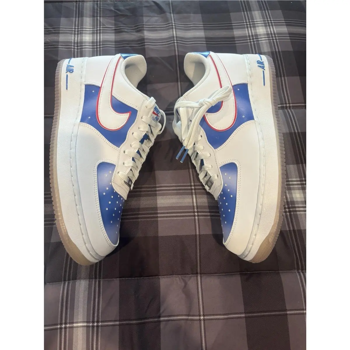 Nike shoes - Nike Air Force 1 Low - DC1404-100 - White/Pacific Blue/Metallic Silver/White 2