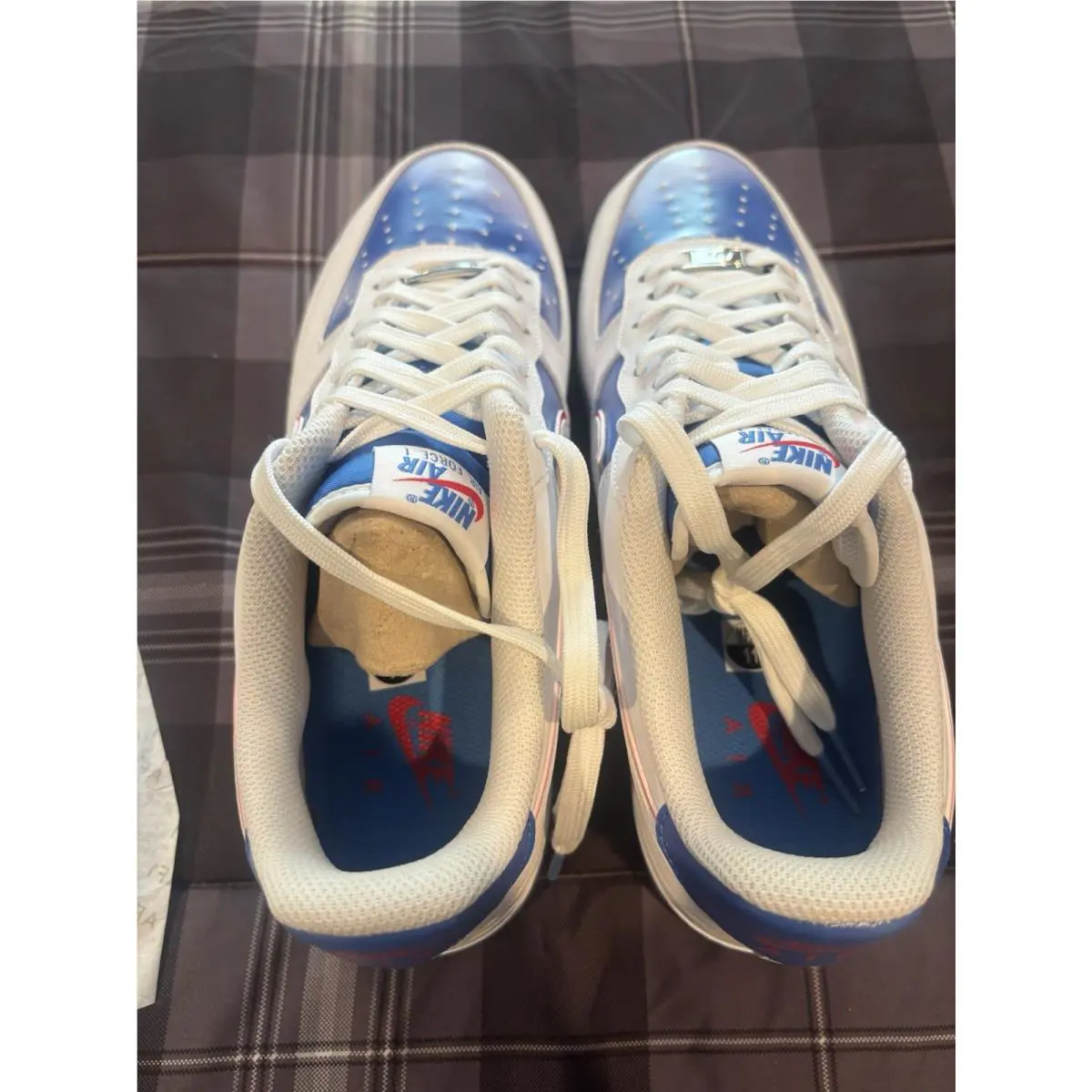 Nike shoes - Nike Air Force 1 Low - DC1404-100 - White/Pacific Blue/Metallic Silver/White 0