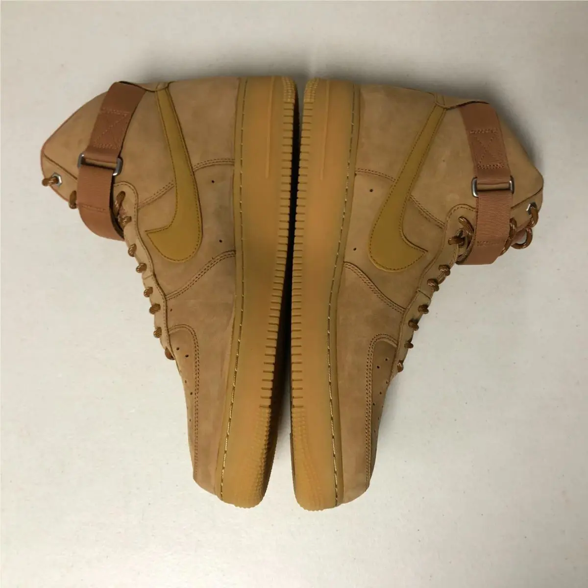 Nike shoes - Nike Air Force 1 High `07 WB - CJ9178-200 - Flax/Wheat-Gum Light Brown (UPC: 193152391024) 2