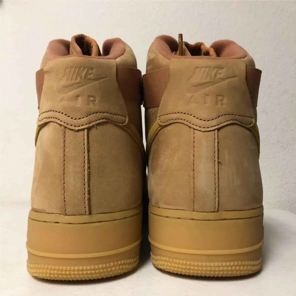 Nike shoes - Nike Air Force 1 High `07 WB - CJ9178-200 - Flax/Wheat-Gum Light Brown (UPC: 193152391024) 3