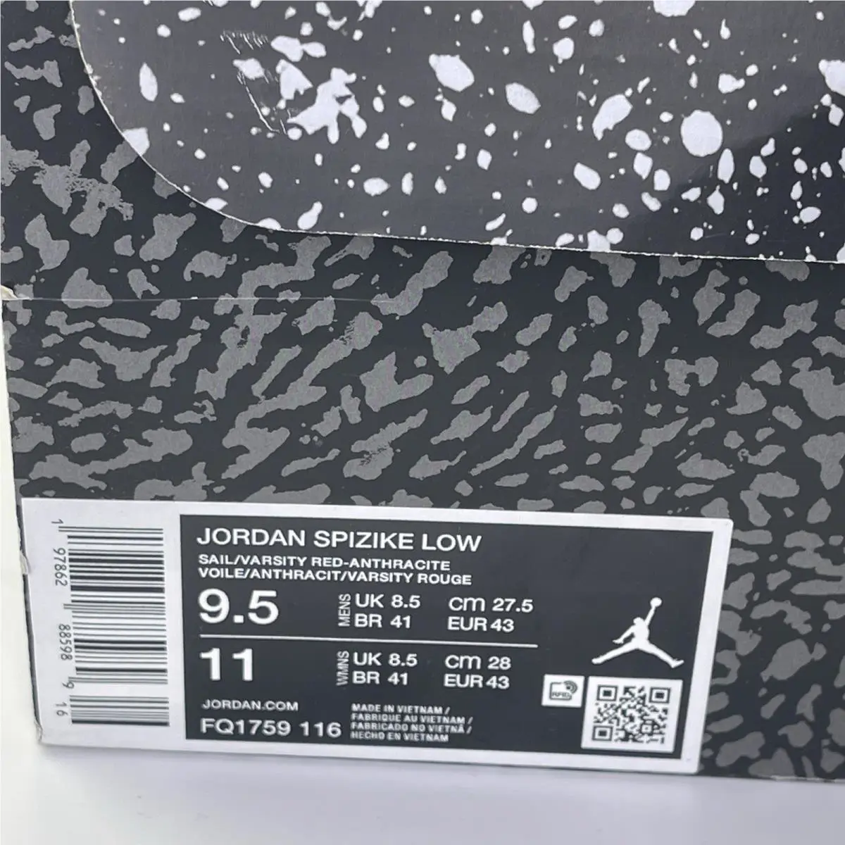 Nike shoes - Nike Air Jordan Spizike Low - FQ1759-116 - Multicolor 9