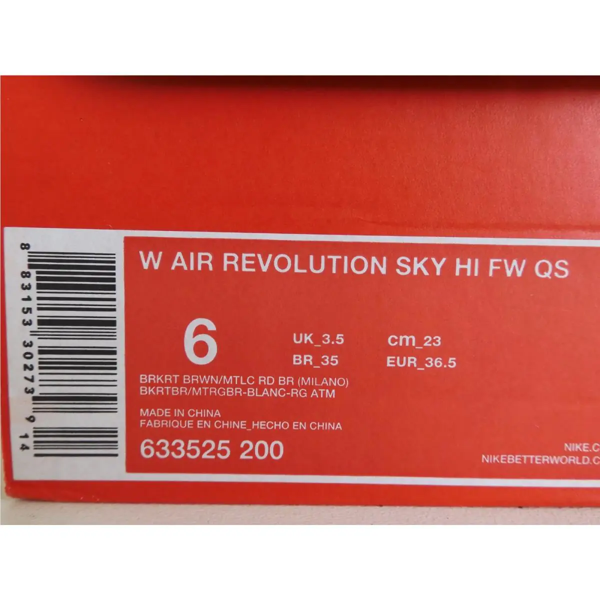 Nike shoes - Nike Air Revolution - Air Revolution - 633525 200 - Brown (UPC: 883153302739) 3