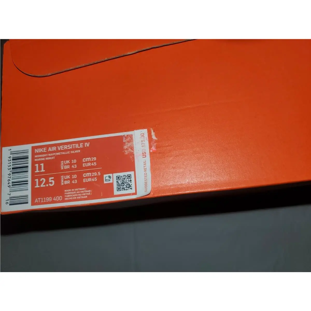 Nike shoes - Nike Air Versitile - Air Versitile - AT1199400 - Blue 5