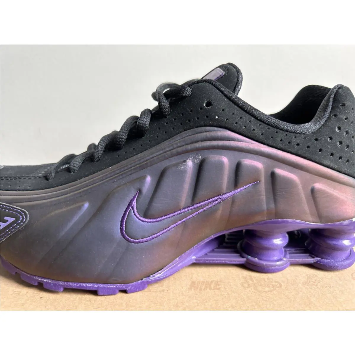 Nike shoes - Nike Shox - Shox - 302874 500 - Purple, Manufacturer: Black / Club Purple (UPC: 823233704329) 11
