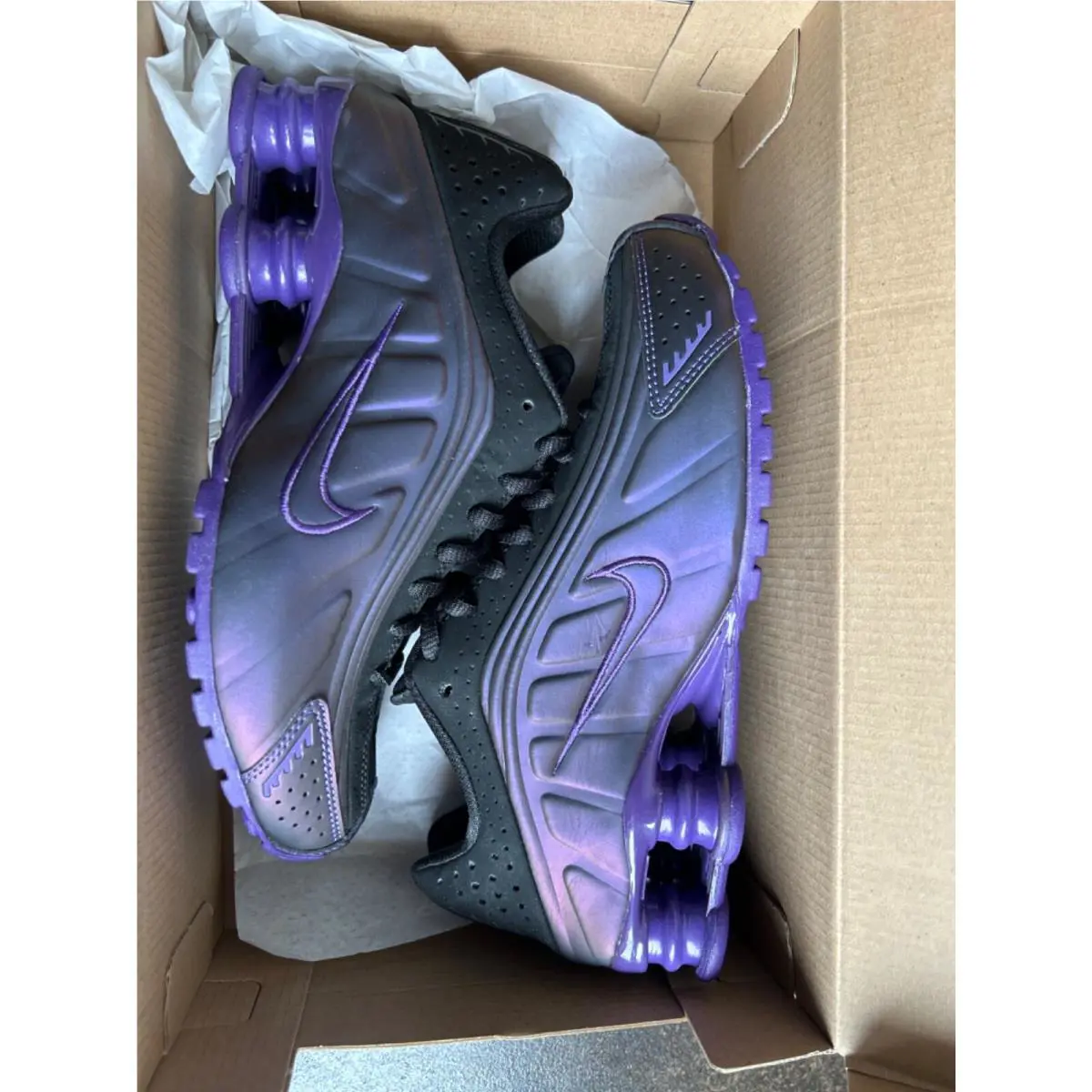 Nike shoes - Nike Shox - Shox - 302874 500 - Purple, Manufacturer: Black / Club Purple (UPC: 823233704329) 8