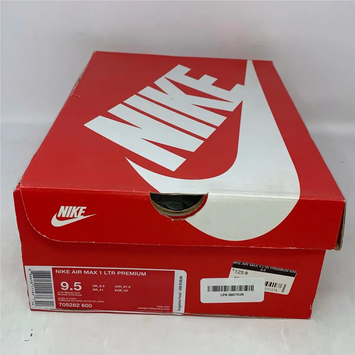 Nike shoes - Nike Air Max 1 - Air Max - 705282-600 - Red 6