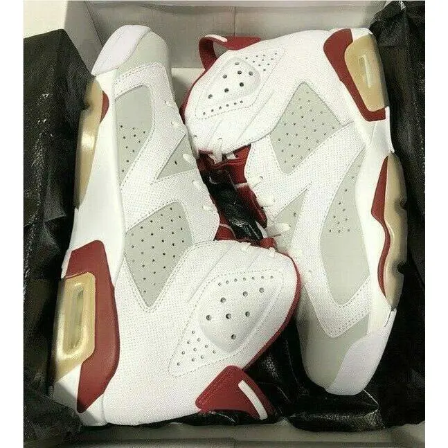 Nike shoes - Air Jordan 6 - Air - 384664-113 - White (UPC: 0884500780682) 0