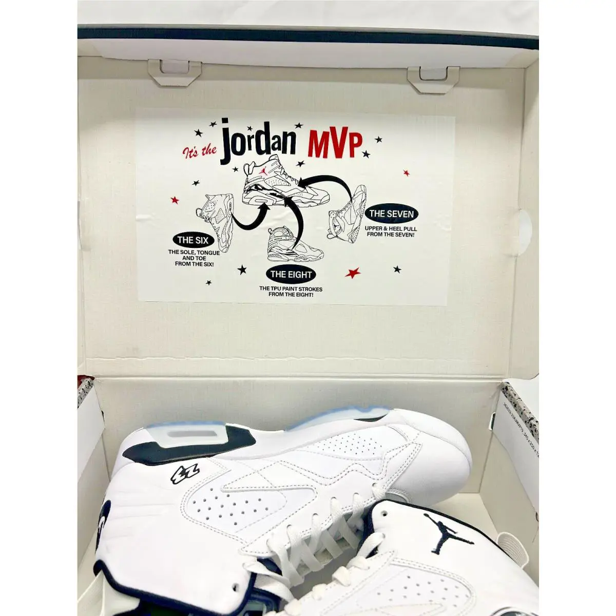 Nike shoes - Air Jordan MVP - Air MVP - White 3