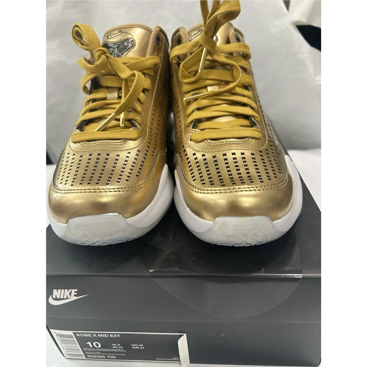 Nike shoes - Nike Kobe - Kobe - 802366 700 - Gold (UPC: 885179676603) 9