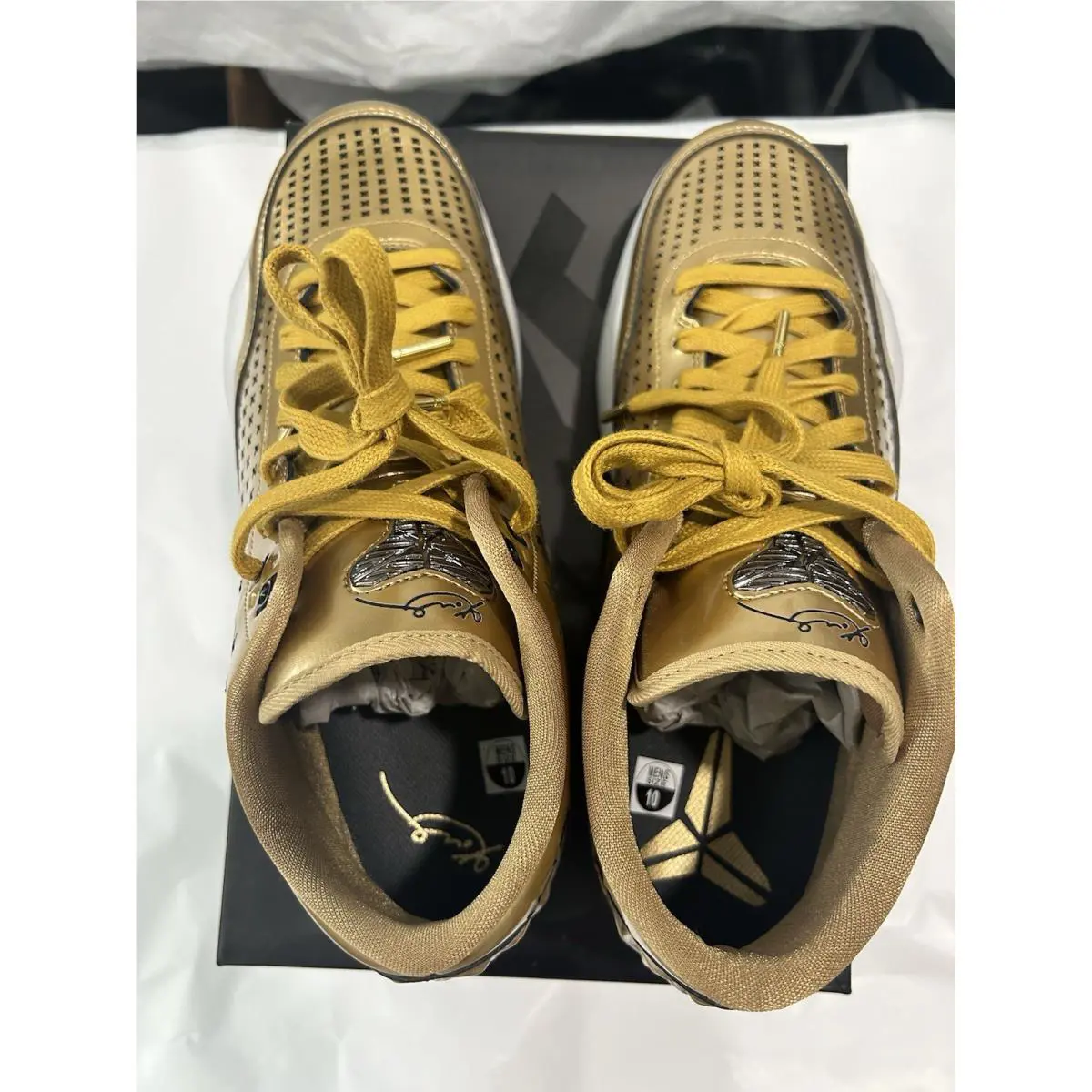 Nike shoes - Nike Kobe - Kobe - 802366 700 - Gold (UPC: 885179676603) 11