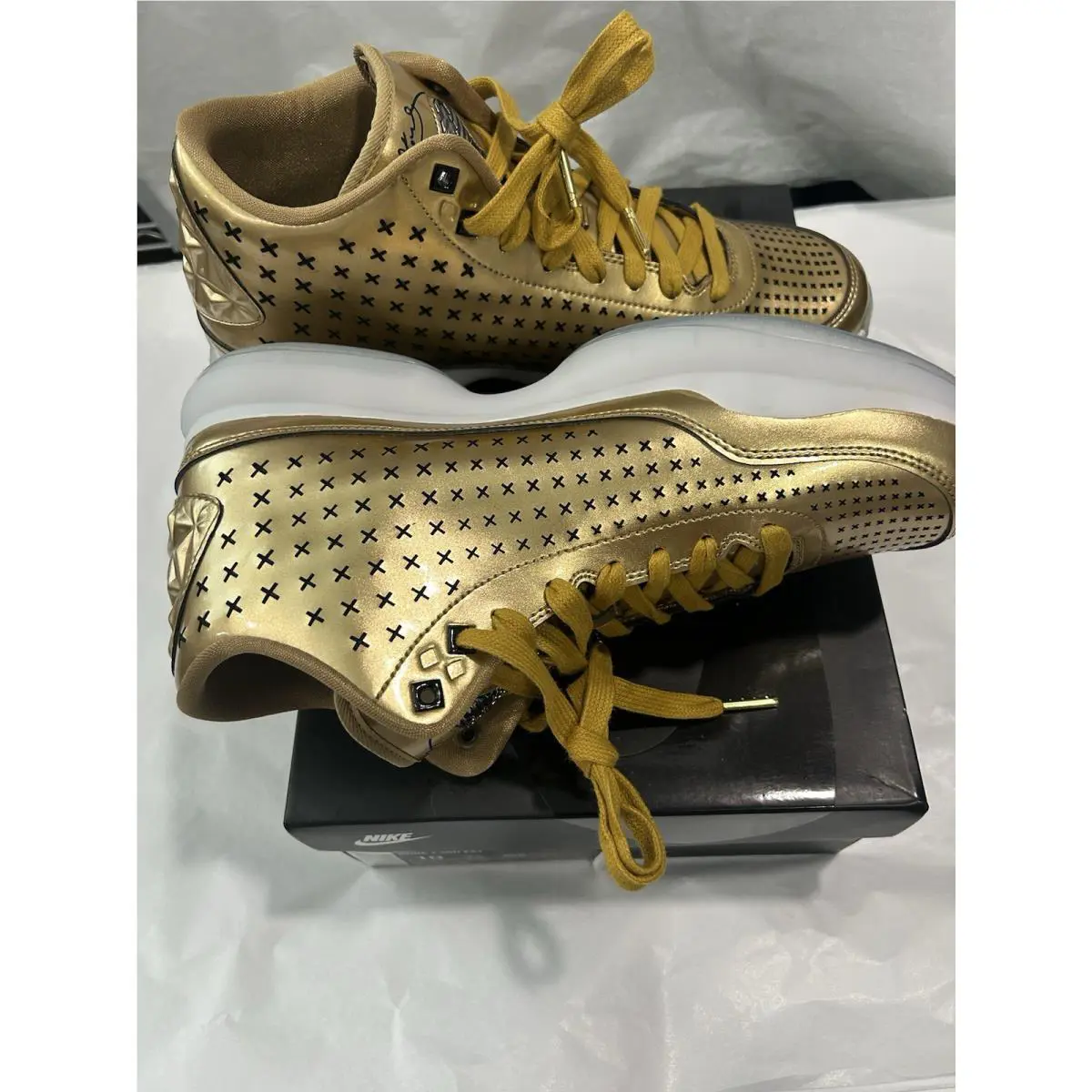 Nike shoes - Nike Kobe - Kobe - 802366 700 - Gold (UPC: 885179676603) 12