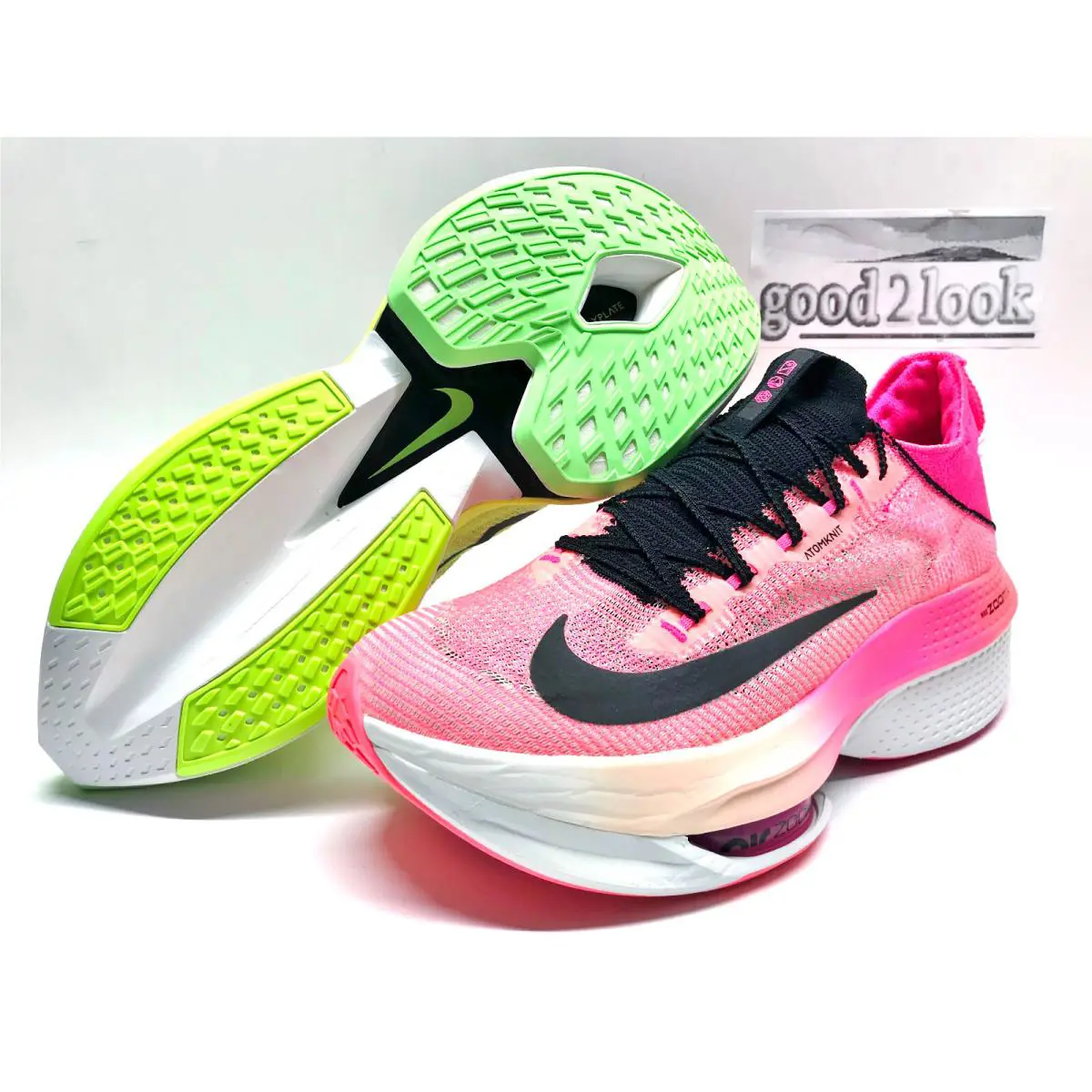Nike shoes - Nike Air Zoom Alphafly - Air Zoom Alphafly - FQ8110-331 - Green (UPC: 196969812553) 0
