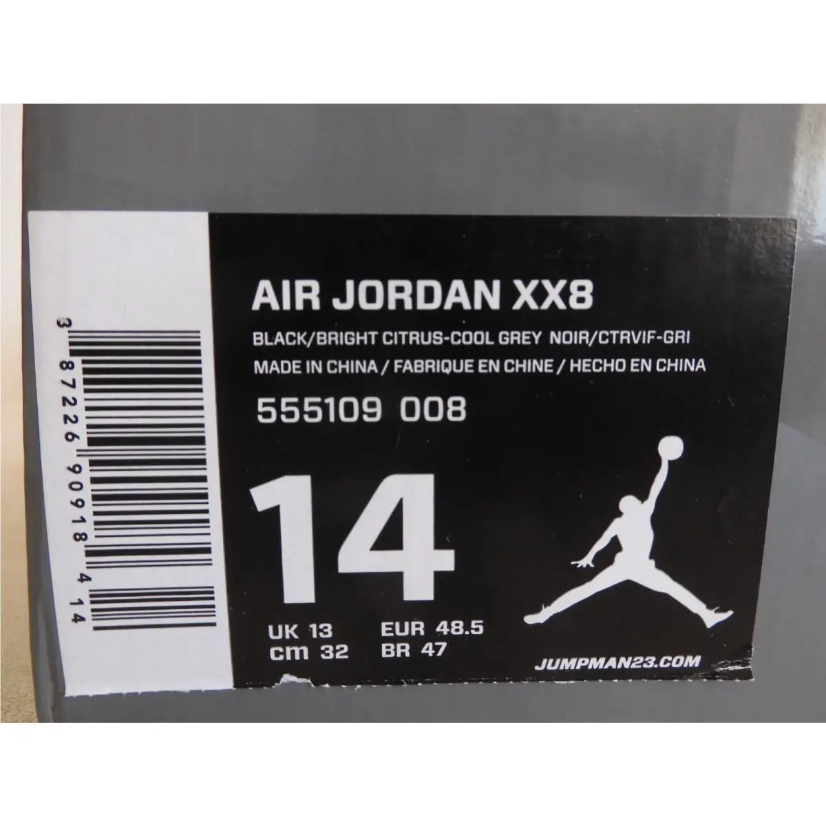 Nike shoes - Air Jordan 28 - Air - 555109-008 - Black (UPC: 887226909184) 7