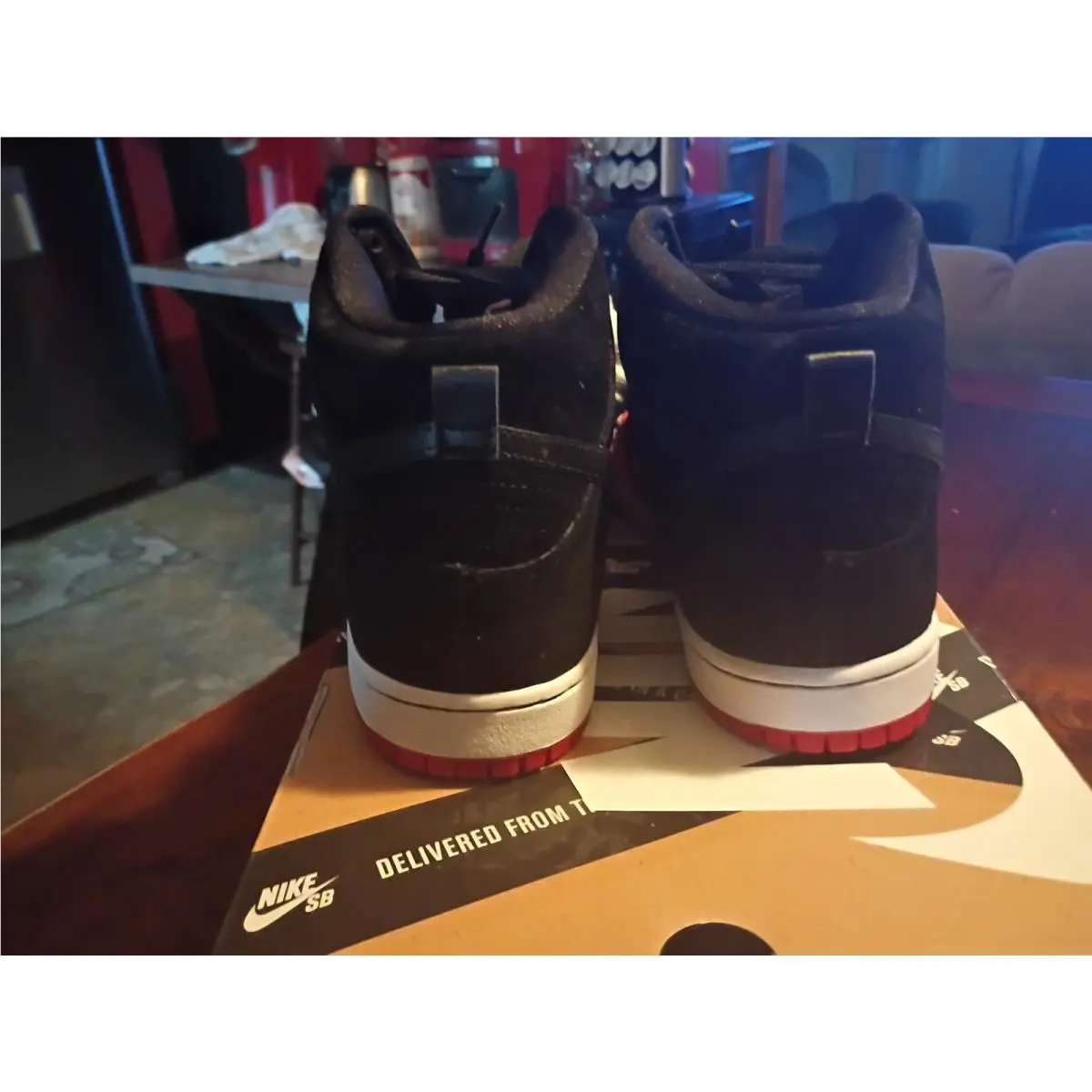 Nike shoes - Nike Dunk High - Dunk High - 313171-061 - Black 4