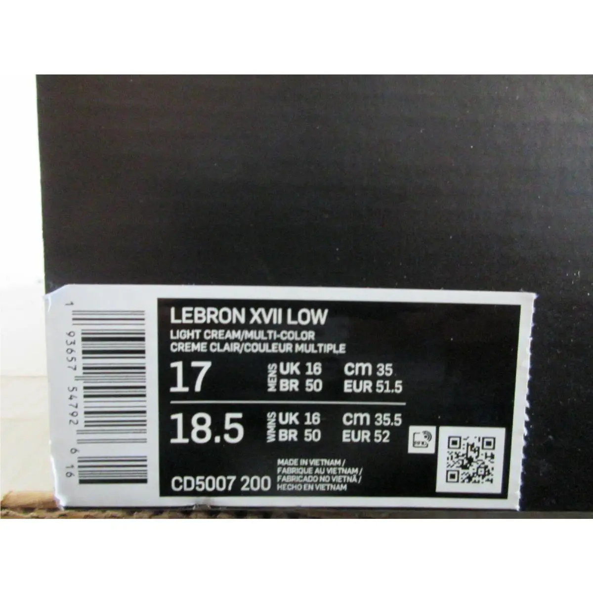 Nike shoes - Nike LeBron 17 - LeBron - CD5007-200 - Brown (UPC: 193657547926) 3
