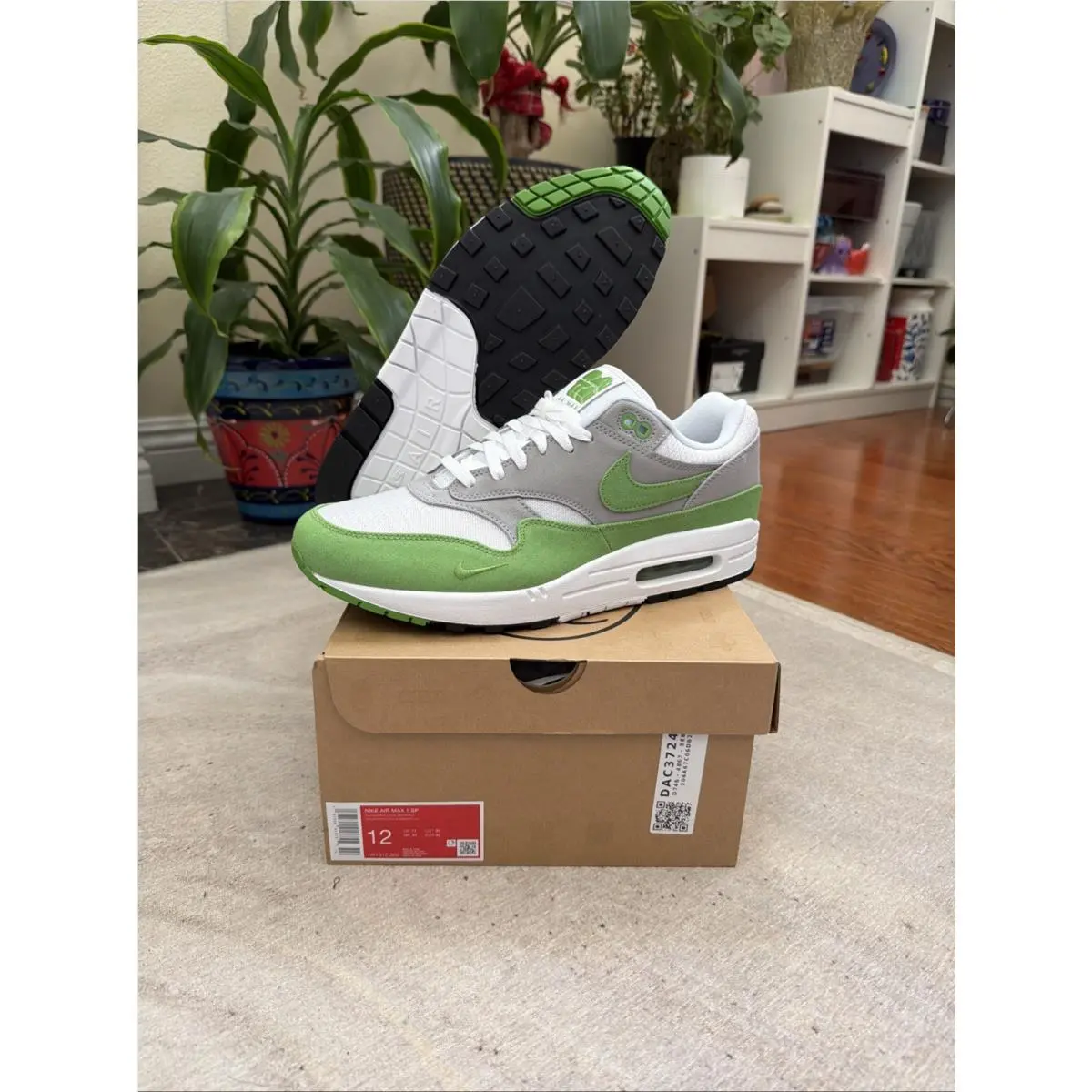 Size 12 - Nike x Patta Air Max 1 - Chlorophyll 20th Anniversary 2024 HF1012-300