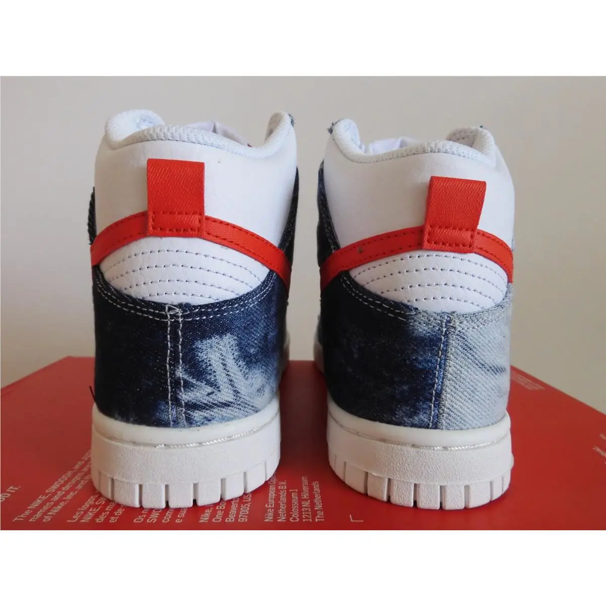 Nike shoes - Nike Dunk High - Dunk High - DV2181-900 - Multi-Color/White/Sail/Habanero Red 2