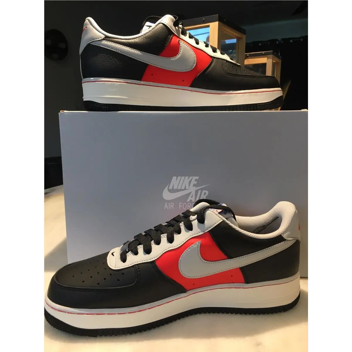 Nike shoes - Nike Air Force 1 - Air Force - Black 0