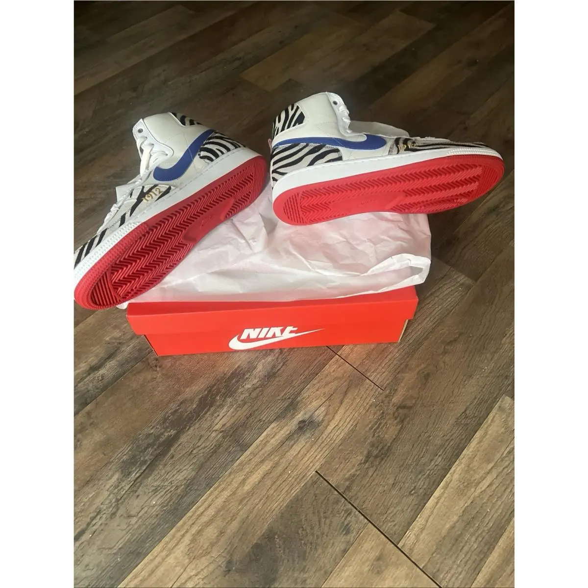 Nike shoes - Nike Terminator - Terminator - FV2047-001 - Ivory, Manufacturer: Phantom/Racer Blue/White/University Red 3