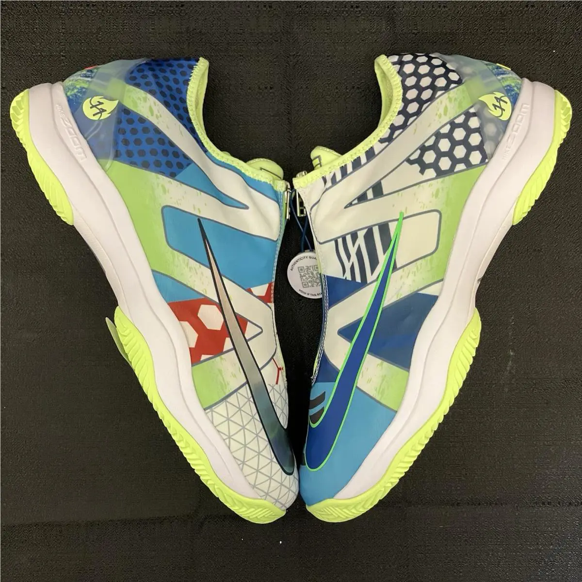 Nike shoes - Zoom Vapor Cage 4 Rafa Nadal - DD1579 113 - White Chile Red Binary Blue 6