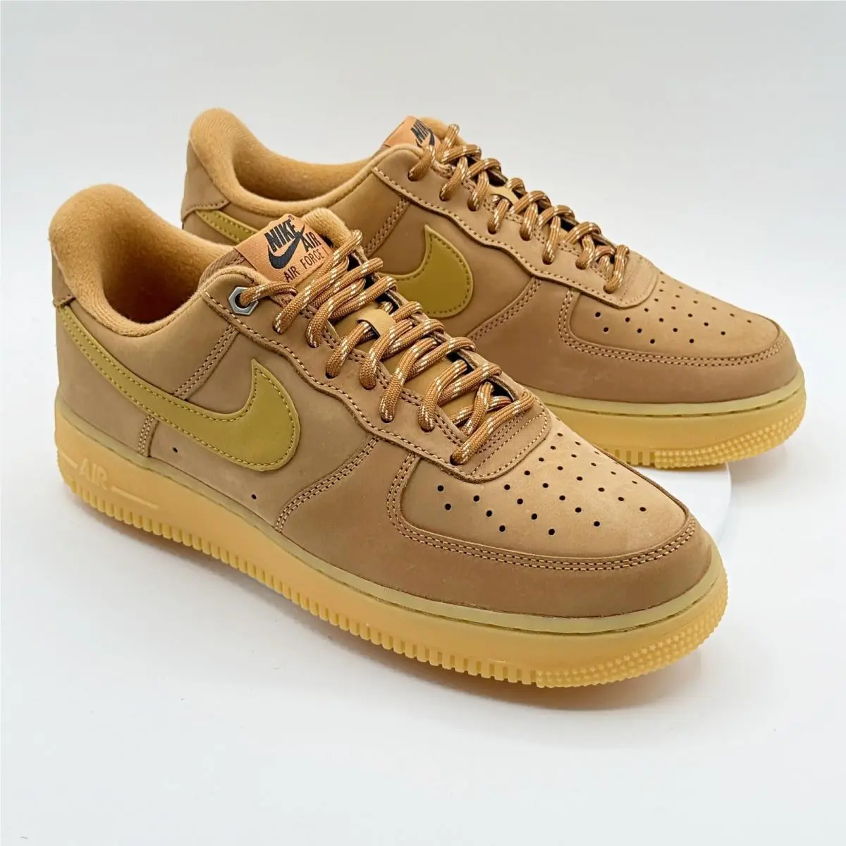 Nike Air Force 1 `07 WB / Size 9 Mens / Flax Wheat Gum Brown CJ9179-200