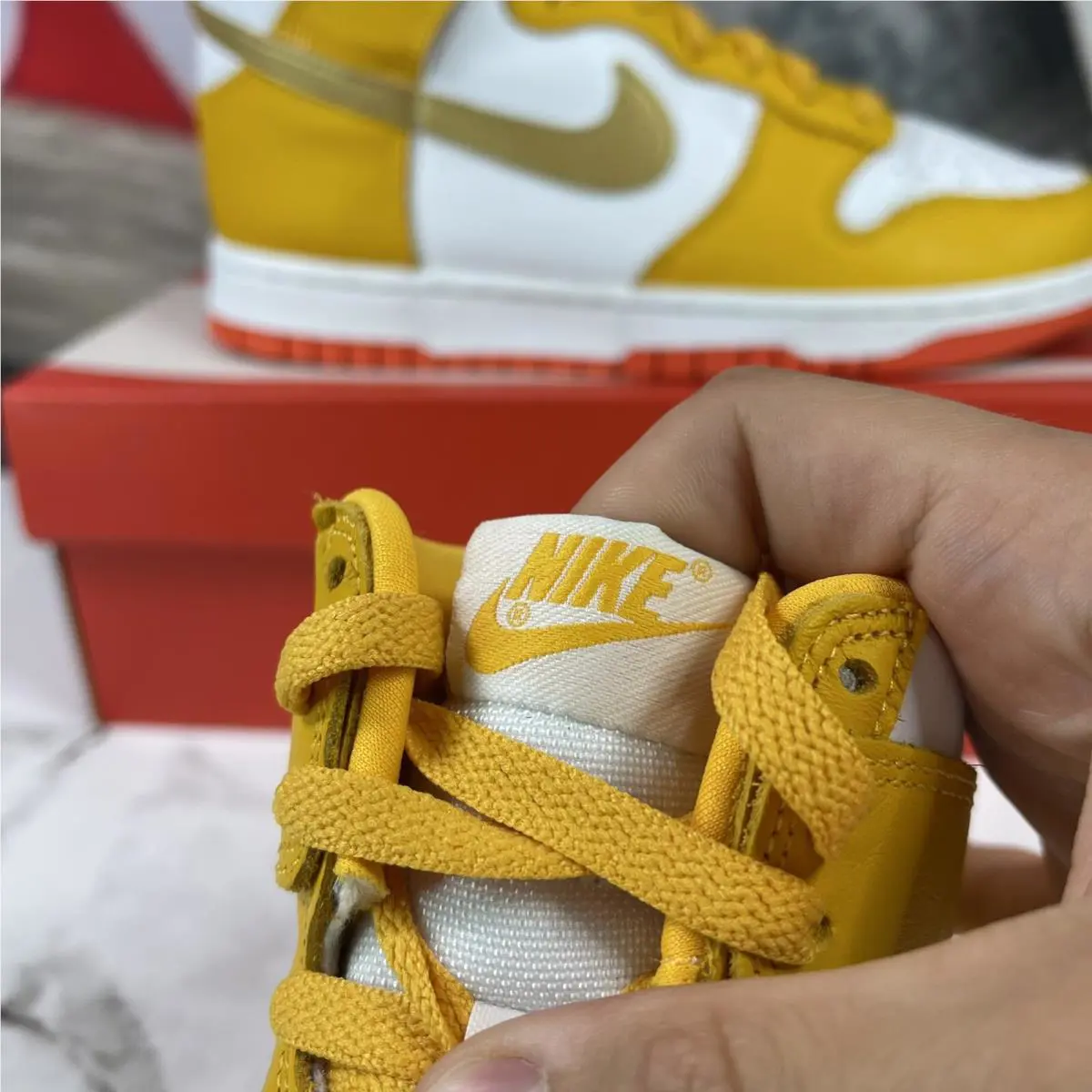 Nike shoes - Nike Dunk - Dunk - Gold 0