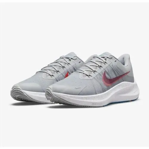 Nike shoes - Nike Zoom Winflo - Zoom Winflo - CW3419004 - Wolf Gray/Bright Crimson 2