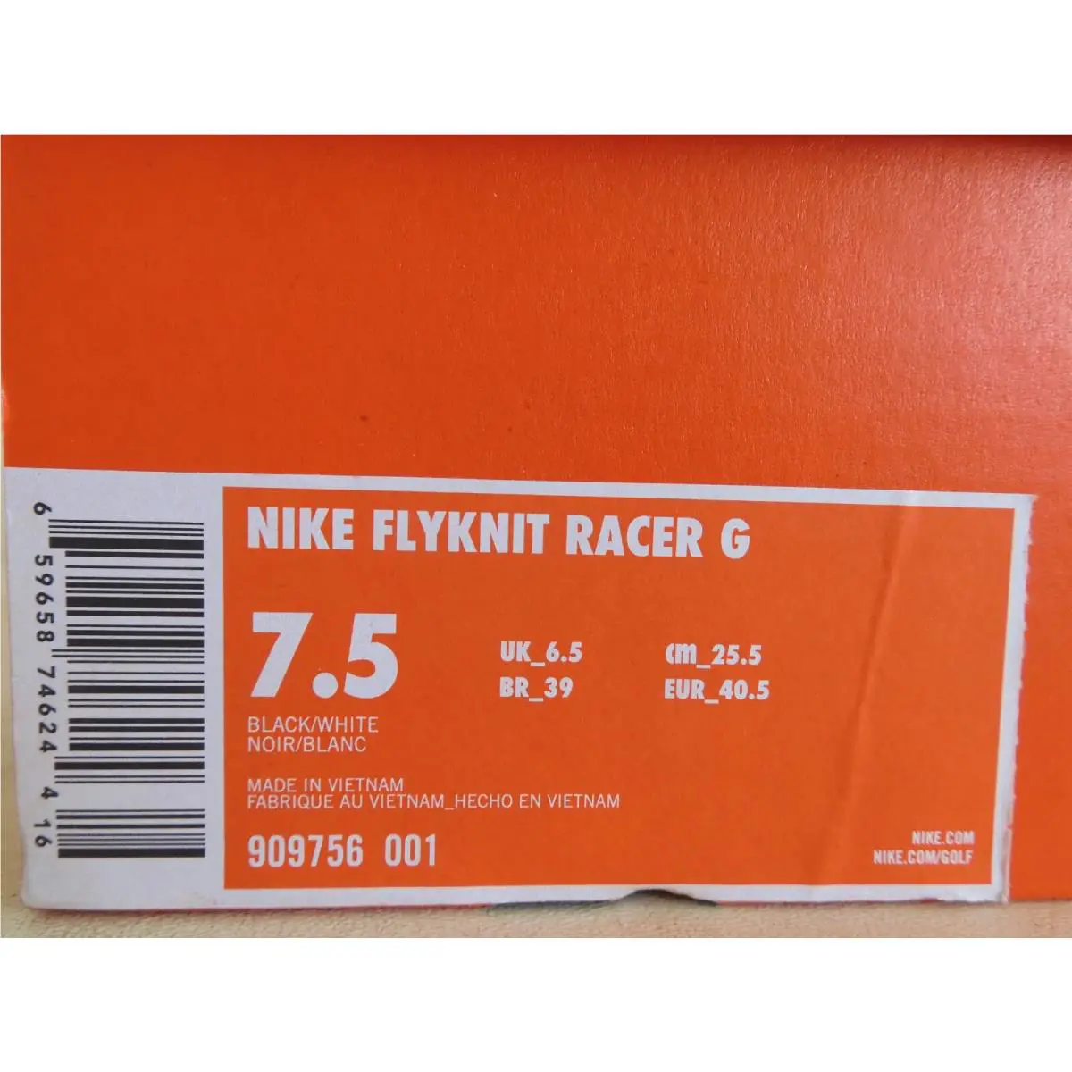 Nike shoes - Nike Flyknit Racer G - Flyknit Racer - 909756-001 - Black (UPC: 659658746244) 3