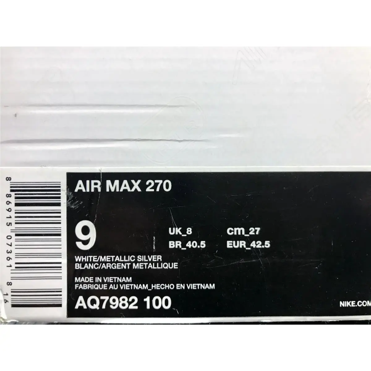 Nike shoes - Nike Air Max 270 - Air Max - AQ7982-100 - White (UPC: 886915073618) 3