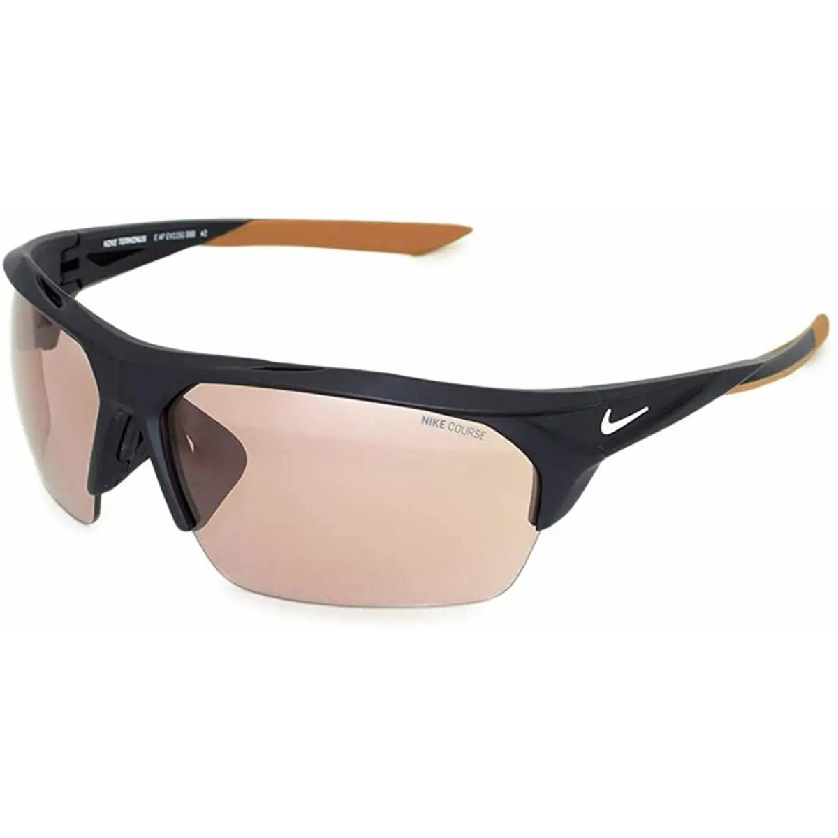 Nike EV1151-066 Terminus Unisex Black Sunglasses Brown Mirrored Lens