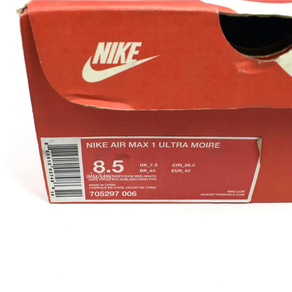 Nike shoes - Nike Air Max 1 - Air Max - 705297-006 - Silver 8