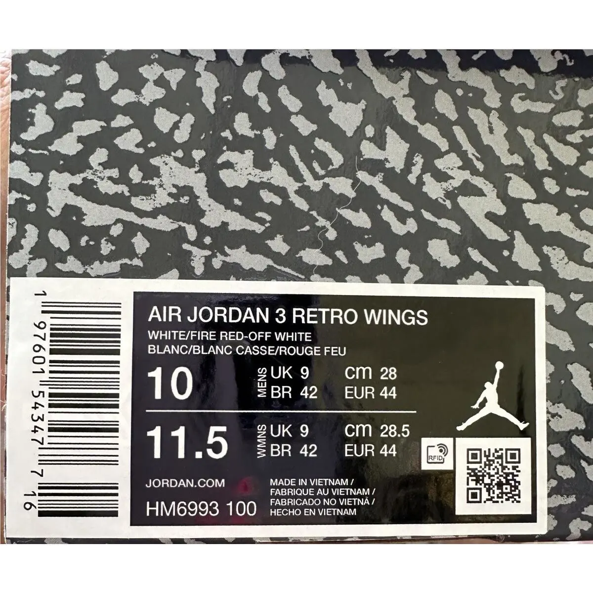 Nike shoes - Air Jordan 3 - Air - HM6993 100 - White 4
