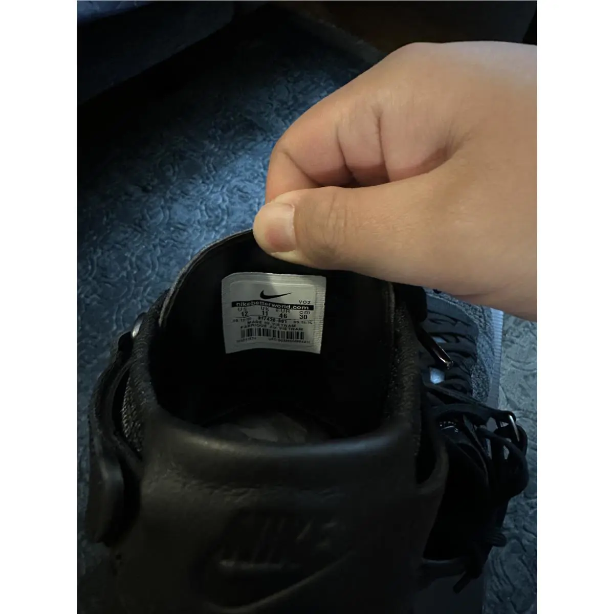 Nike shoes - Nike Air Force 1 - Air Force - Black 2