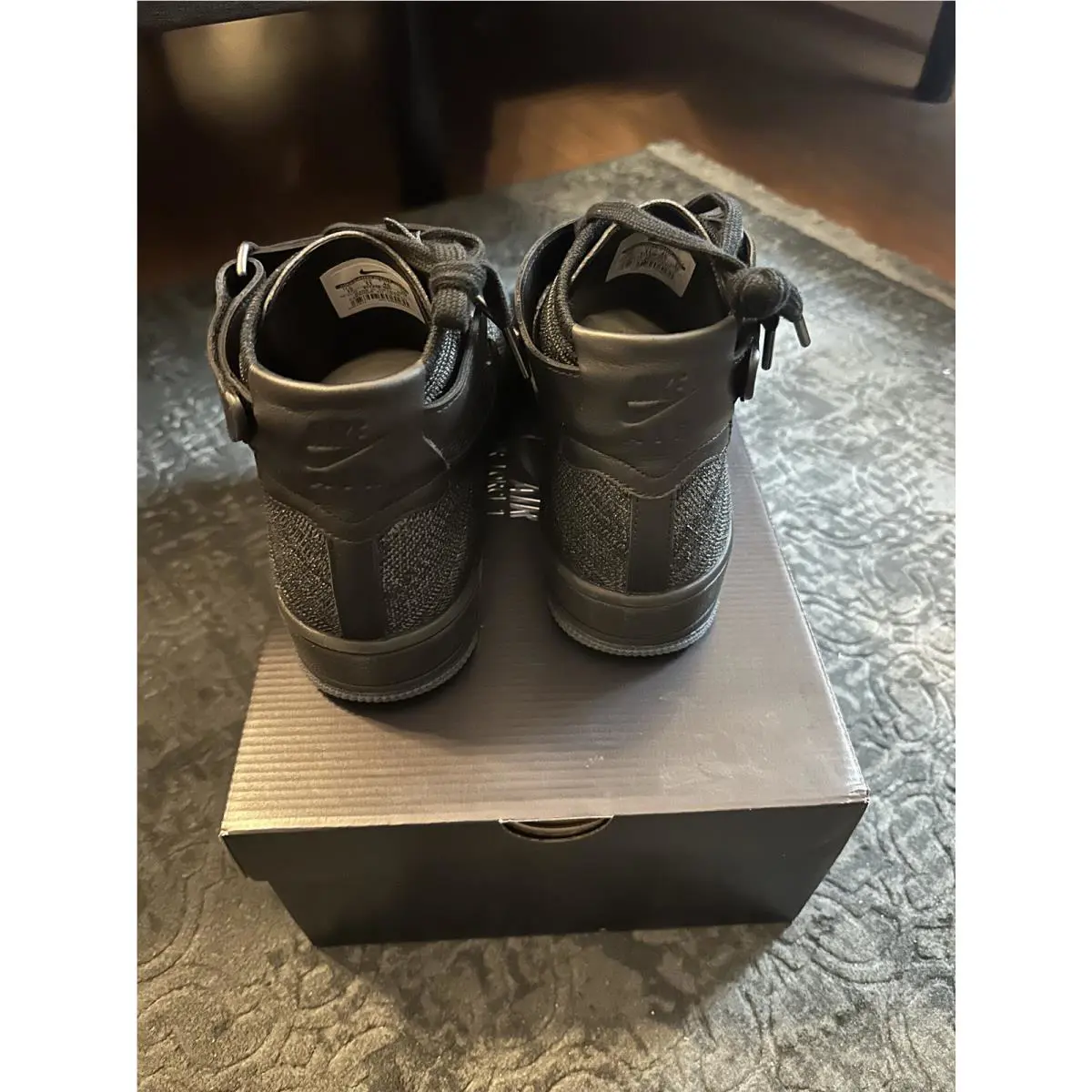 Nike shoes - Nike Air Force 1 - Air Force - Black 5