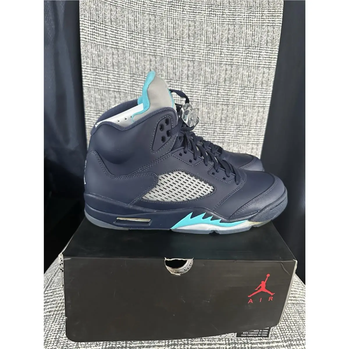 Nike Air Jordan V 5 Retro Pre-grape Hornets Men`s Shoes Size 13