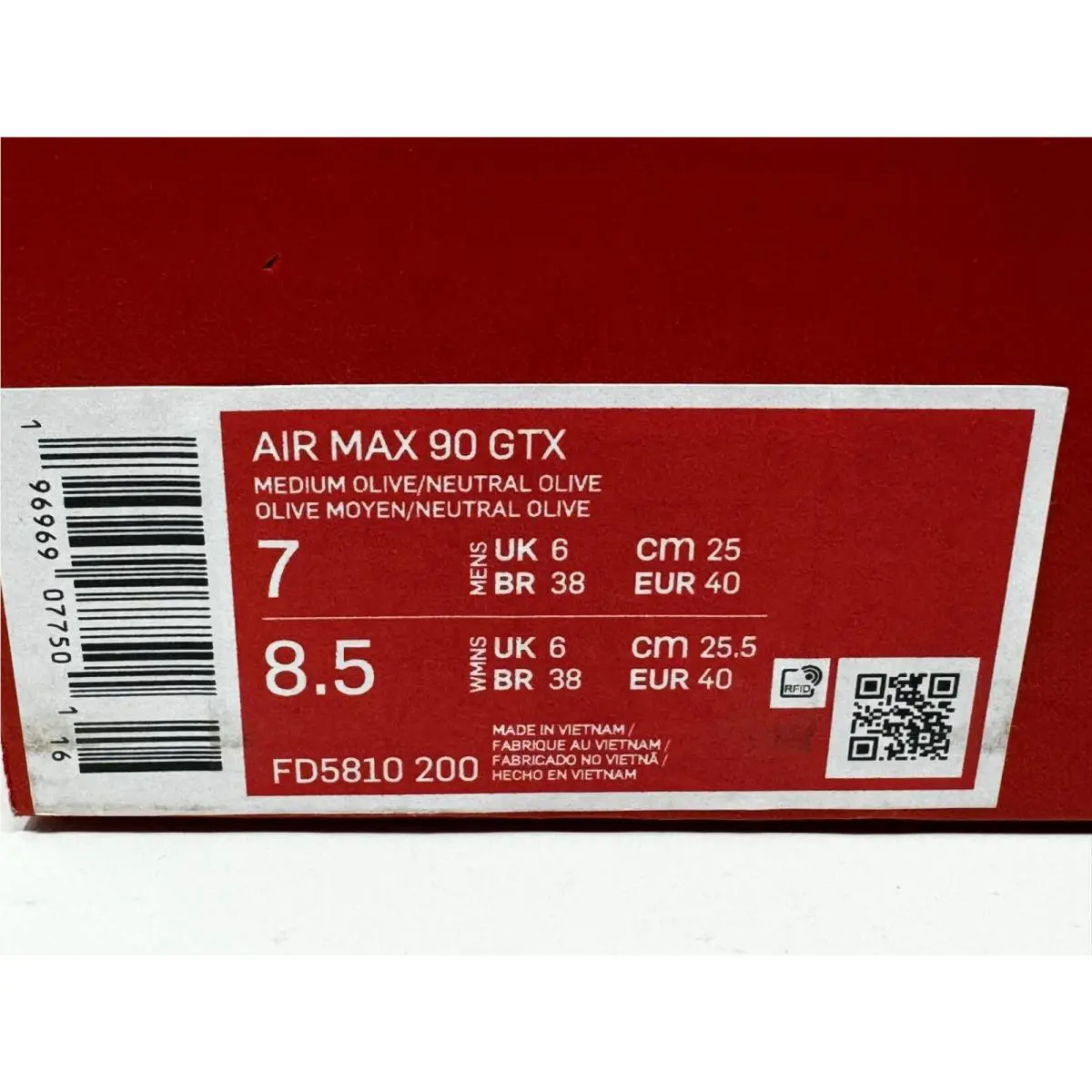 Nike shoes - Air Max 90 GORE-TEX - Air Max - Multicolor (UPC: 196969077501) 0