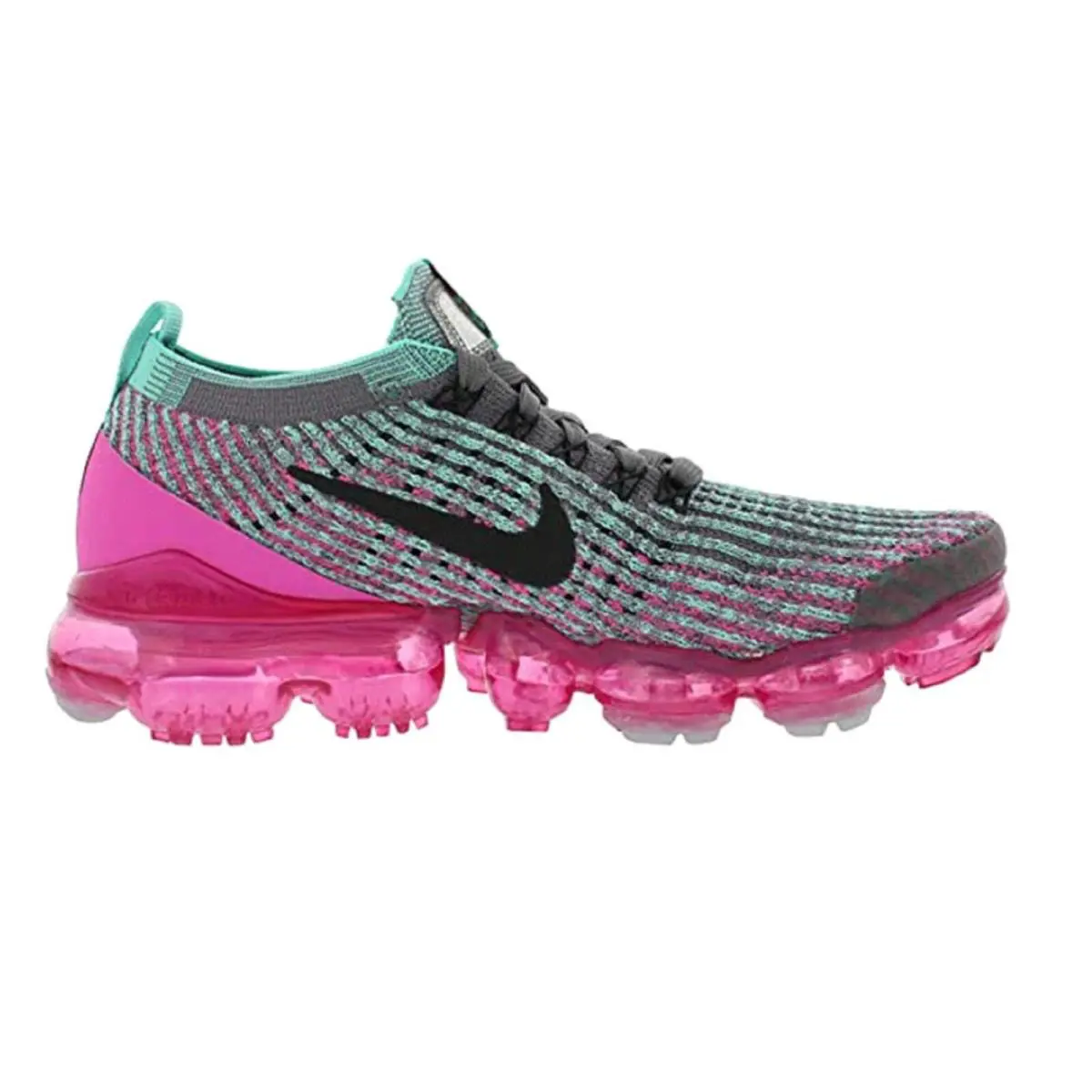Nike shoes - Nike Air Vapormax Flyknit - Air Vapormax Flyknit - CI7577-001 - Gunsmoke/Black-Laser Fuchsia (UPC: 192502357925) 0