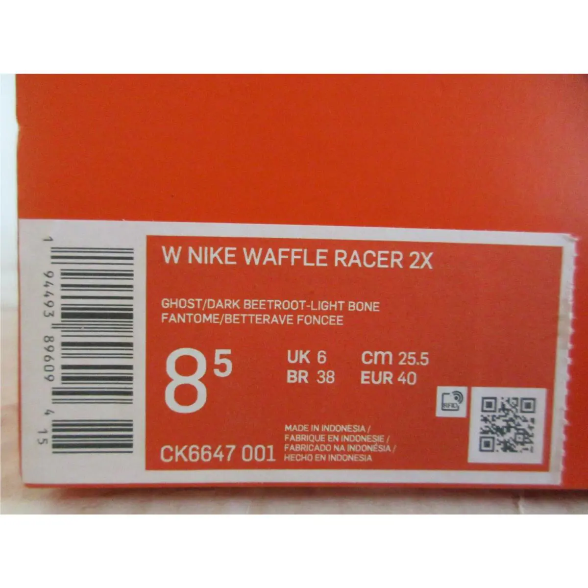 Nike shoes - Nike Waffle Racer - Waffle Racer - CK6647 001 - White (UPC: 194493896094) 3