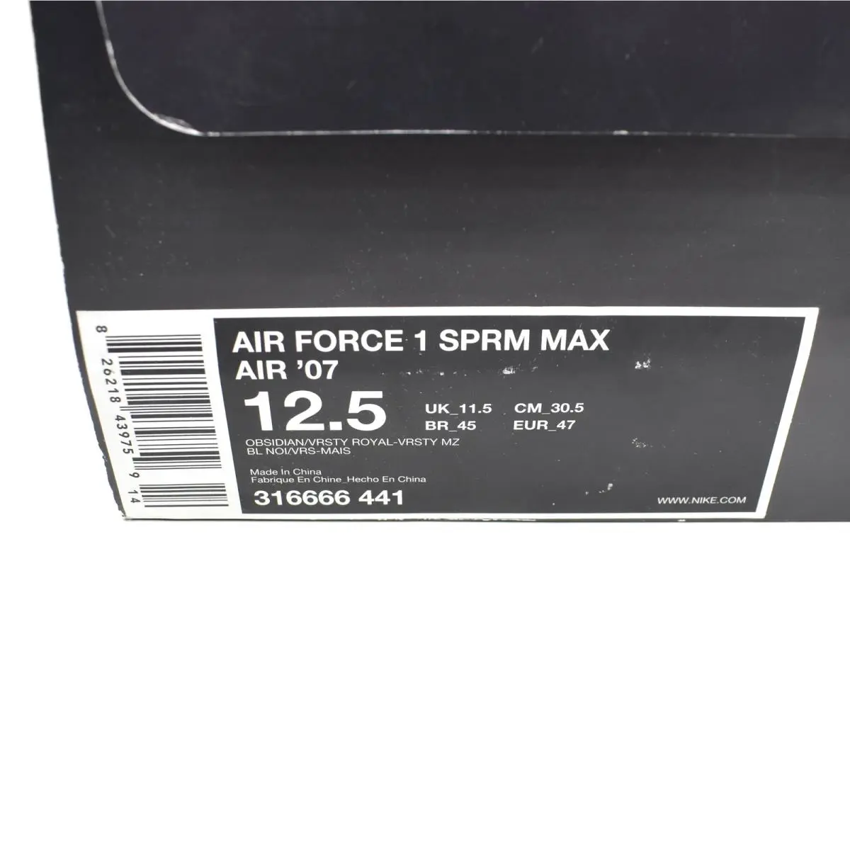 Nike shoes - Nike Air Force 1 - Air Force - 316666-441 - Black 16
