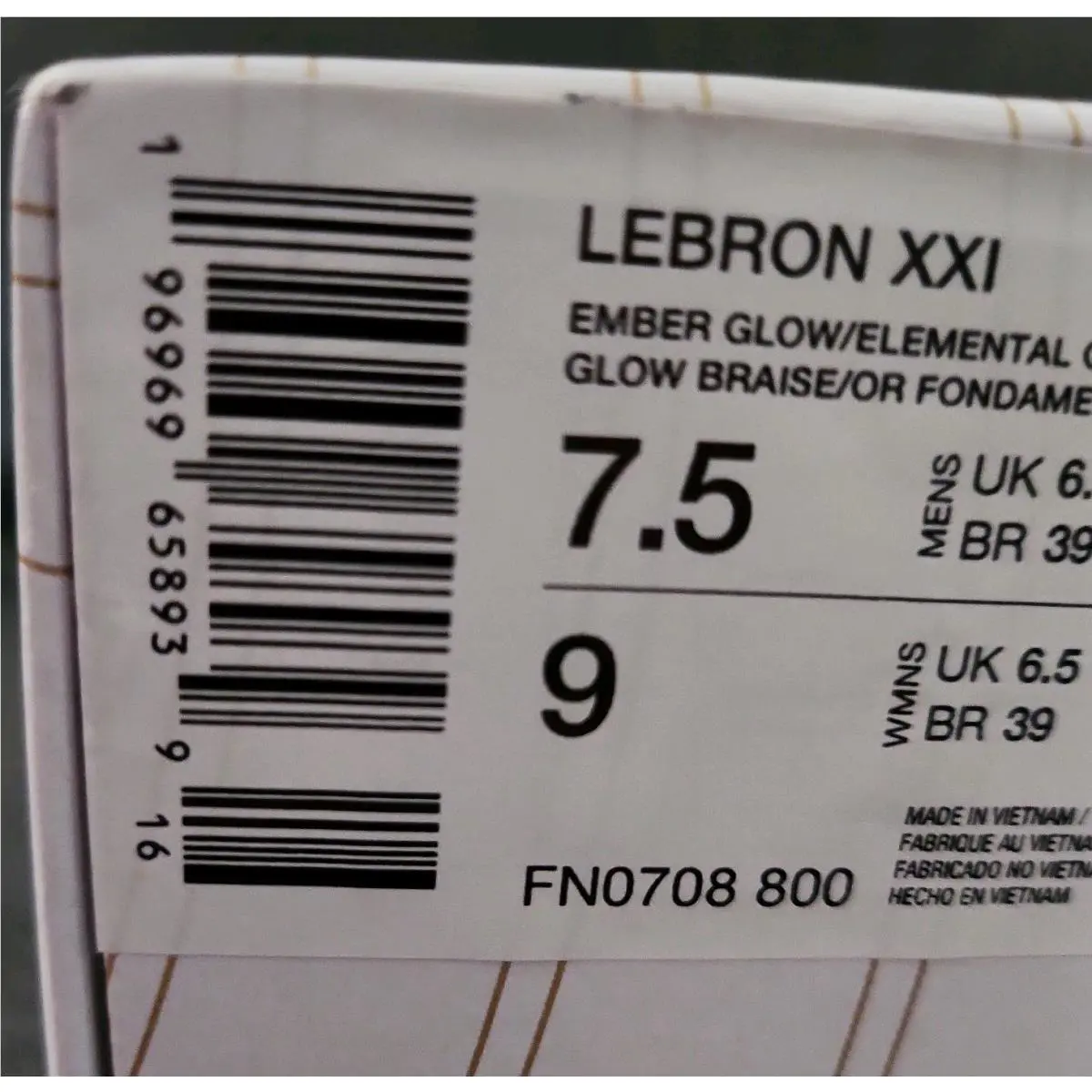 Nike shoes - Nike LeBron 21 - LeBron - FN0709-800 - Red 16