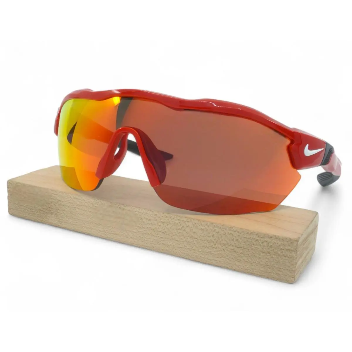 DJ2605-657 Unisex Nike Show X3 Elite Sunglasses - Frame: University Red
