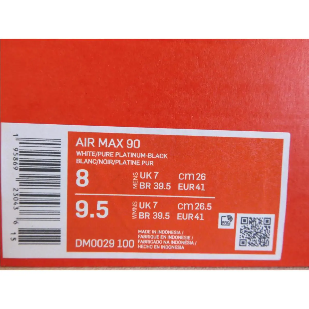 Nike shoes - Nike Air Max 90 - Air Max - DM0029 100 - White (UPC: 195869230436) 3