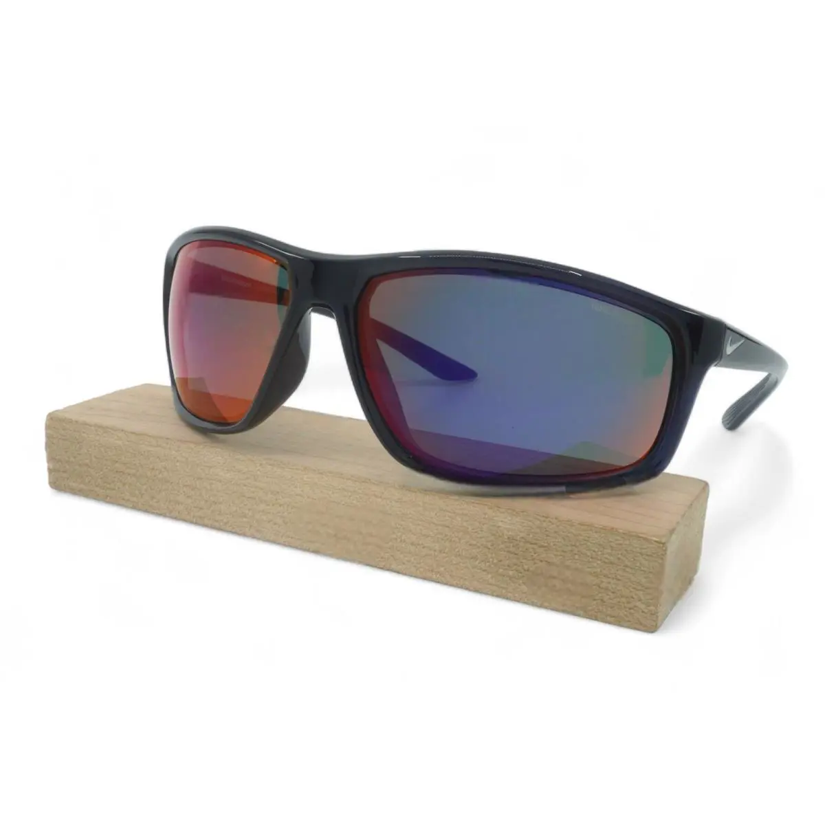 CW4680-451 Unisex Nike Adrenaline E Sunglasses - Frame: Blue, Lens: Red