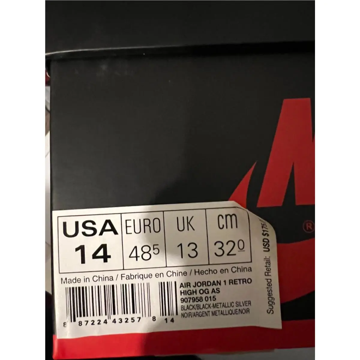 Nike shoes - Air Jordan 1 - Air - 907958 015 - Multi (UPC: 887224432578) 7