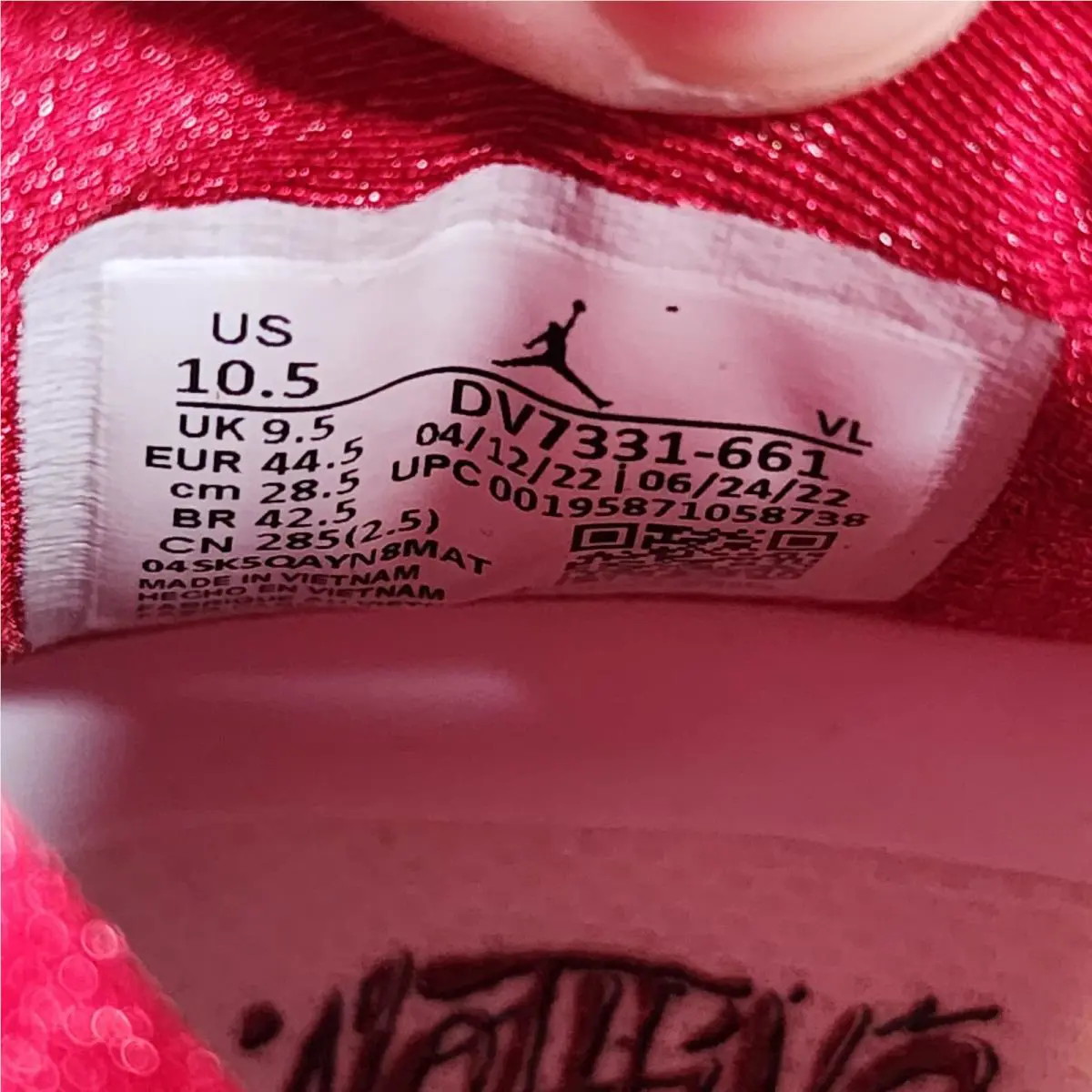 Nike shoes - Air Jordan 7 - Air - DV7331-661 - Red 7