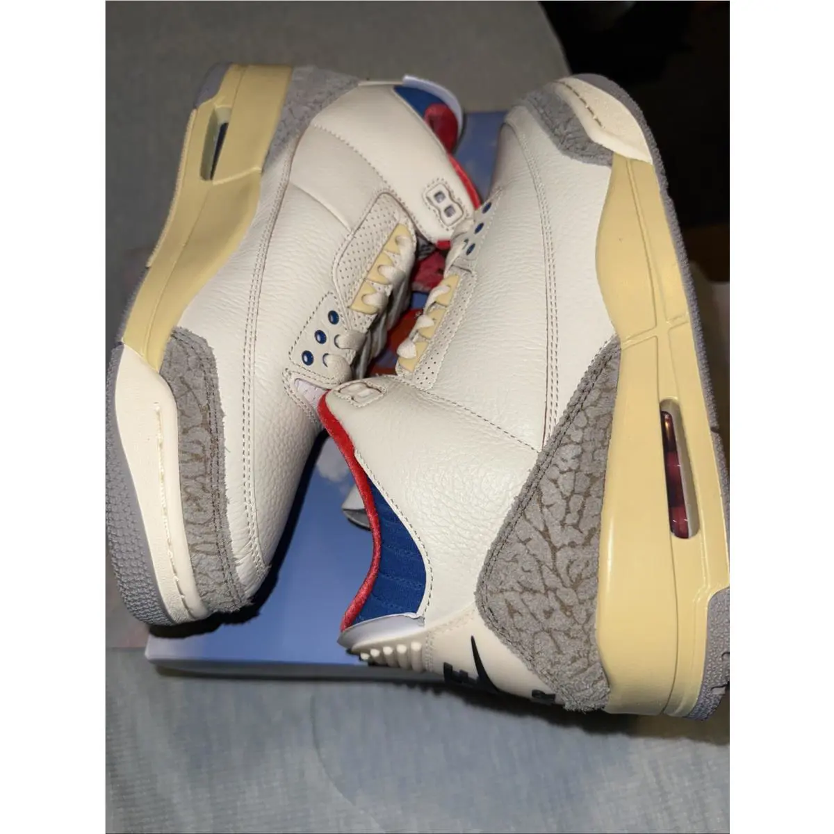 Nike shoes - Nike Air Jordan 3 Retro “Seoul 2.0” - WHITE/BLACK—Sport Royal 3