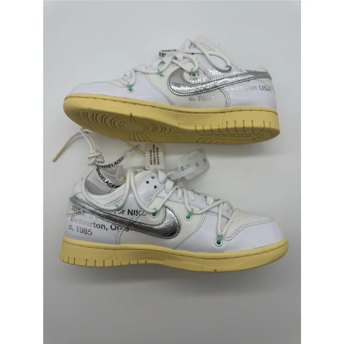 Nike shoes - Nike Dunk - Dunk - DM1602-127 - White, Manufacturer: White/Metallic Silver/Butter 1